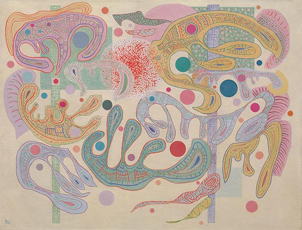 Kapriziöse Formen, 1937 | Kandinsky | Giclée Leinwand Kunstdruck