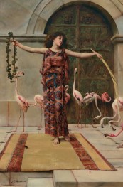 An Egyptian Difficulty in the Time of Augustus, 1885 by John Reinhard Weguelin | Canvas Print