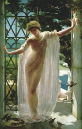 Lesbia, 1878 by John Reinhard Weguelin | Canvas Print