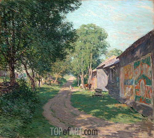 Sommersonnenwende-Schatten, 1911 | Willard Metcalf