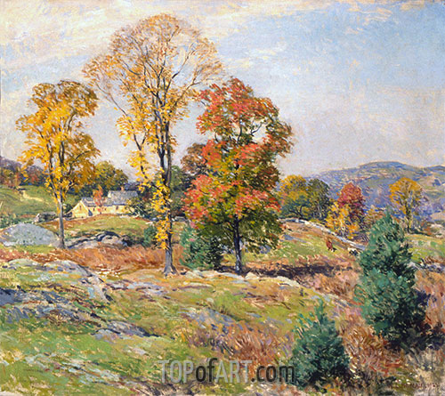 The Approaching Festival, 1922 | Willard Metcalf