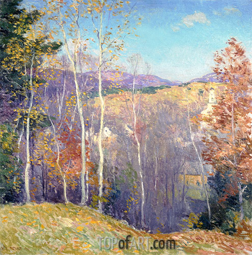 October Sunshine, 1923 | Willard Metcalf