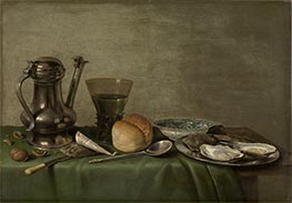 Frühstücksstilleben, c.1635 von Claesz Heda | Leinwand Kunstdruck