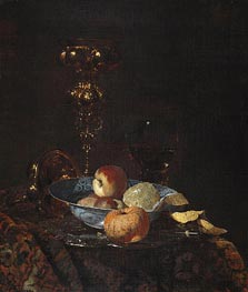 Still Life with Columbine Goblet | Willem Kalf | Painting Reproduction