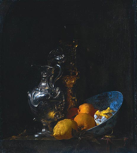 Still Life with Silver Jug, c.1655/57 | Willem Kalf | Giclée Canvas Print