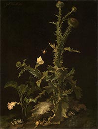 Thistle with Different Animals, 1671 by Willem van Aelst | Canvas Print