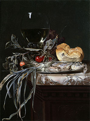 Willem van Aelst | Still Life with Fish Platter, Undated | Giclée Canvas Print