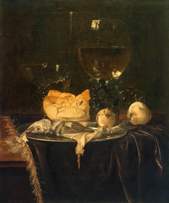 Frühstücksstillleben, 1671 | Willem van Aelst | Giclée Leinwand-Kunstdruck