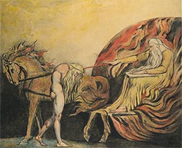 Gott urteilt über Adam, c.1795 von William Blake | Papier-Kunstdruck