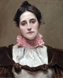 Mrs William Merritt Chase, 1899 by William Merritt Chase | Canvas Print