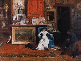 The Tenth Street Studio, 1880 by William Merritt Chase | Canvas Print