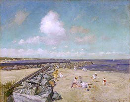 Morning at Breakwater, Shinnecock, c.1897 by William Merritt Chase | Canvas Print