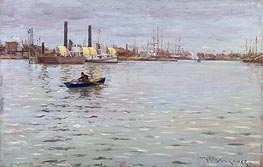 The East River, c.1886 by William Merritt Chase | Canvas Print