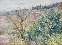 View of Fiesole, 1907 by William Merritt Chase | Canvas Print