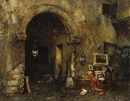 William Merritt Chase | The Antiquary Shop | Giclée Canvas Print