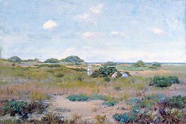 William Merritt Chase | Gathering Wild Flowers | Giclée Canvas Print