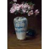 Pink Azalea-Chinese Vase, c.1880/90 - William Merritt Chase