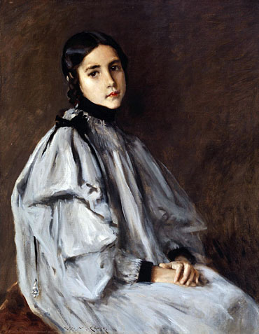 Dieudonnee, c.1899 von William Merritt Chase | Leinwand-Kunstdruck