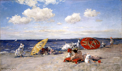 At the Seaside, c.1892 | William Merritt Chase | Giclée Canvas Print