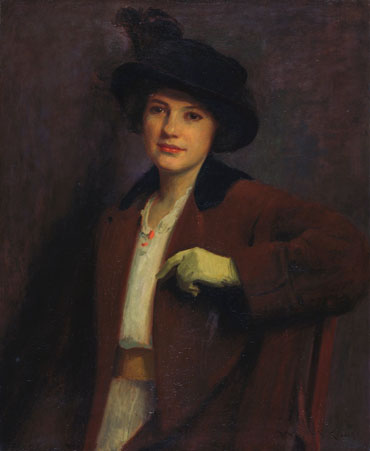 Portrait of a Young Woman, 1899 | William Merritt Chase | Giclée Leinwand Kunstdruck