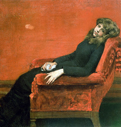Study of a Young Girl, c.1888/90 | William Merritt Chase