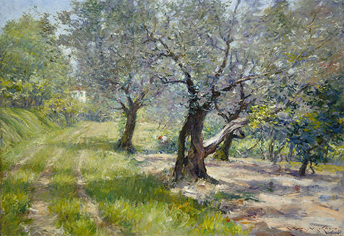 The Olive Grove, c.1910 | William Merritt Chase | Giclée Leinwand Kunstdruck