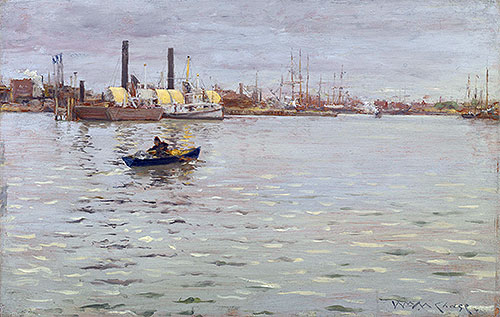 The East River, c.1886 | William Merritt Chase | Giclée Canvas Print