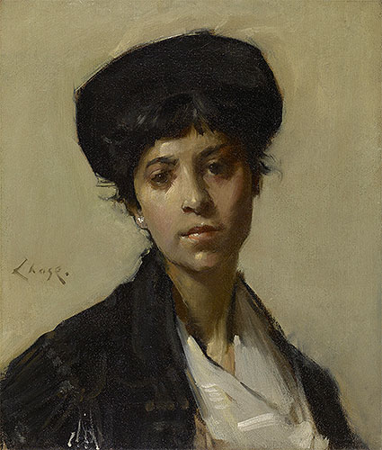 Porträt einer Frau, c.1912 | William Merritt Chase