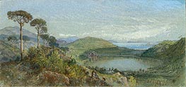 William Trost Richards | Lago Avernus | Giclée Canvas Print