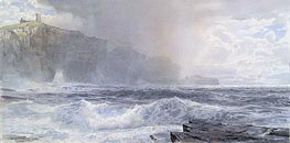 William Trost Richards | Sea and Cliffs, 1892 | Giclée Paper Print