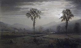 William Trost Richards | Moonlight on Mount Lafayette, New Hampshire, 1873 | Giclée Paper Print