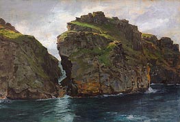 Near Tintagel, Cornwall | William Trost Richards | Painting Reproduction
