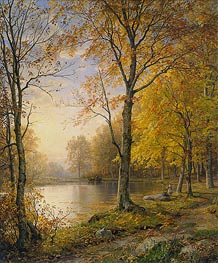 Indian Summer, 1875 by William Trost Richards | Canvas Print