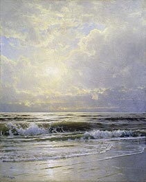 Morning, Sea View, n.d. von William Trost Richards | Leinwand Kunstdruck