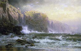 The League Long Breakers Thundering on the Reef | William Trost Richards | Painting Reproduction