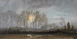 William Trost Richards | Moonlit Landscape, undated | Giclée Paper Print