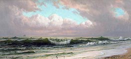 William Trost Richards | Seascape, Waves, c.1890 | Giclée Canvas Print