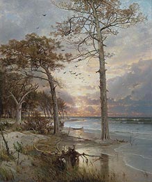 William Trost Richards | At Atlantic City, 1877 | Giclée Canvas Print
