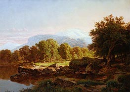 William Trost Richards | Summer Landscape, 1859 | Giclée Canvas Print