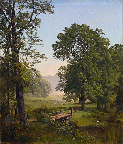 Landcape near Frankfort, Pennsylvania, 1861 | William Trost Richards | Giclée Canvas Print