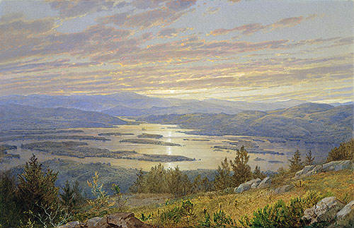 William Trost Richards | Lake Squam from Red Hill, 1874 | Giclée Paper Art Print