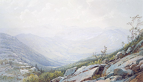 The Mount Washington Range, from Mount Kearsarge, 1872 | William Trost Richards | Giclée Papier-Kunstdruck