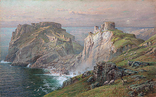 Tintagel, 1881 | William Trost Richards | Giclée Leinwand Kunstdruck