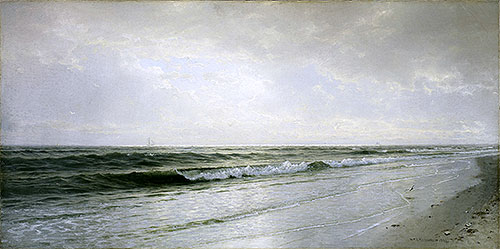Quiet Seascape, 1883 | William Trost Richards | Giclée Leinwand Kunstdruck