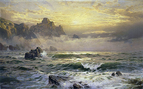 Mornings Mist, Guernsey, 1898 | William Trost Richards | Giclée Leinwand Kunstdruck
