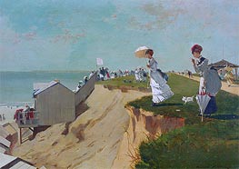 Long Branch, New Jersey, 1869 by Winslow Homer | Canvas Print
