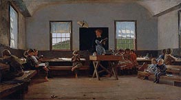 The Country School, 1871 by Winslow Homer | Canvas Print