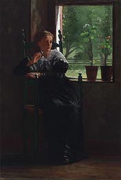 At the Window, 1872 by Winslow Homer | Canvas Print