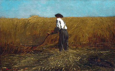 The Veteran in a New Field, 1865 | Winslow Homer | Giclée Leinwand Kunstdruck