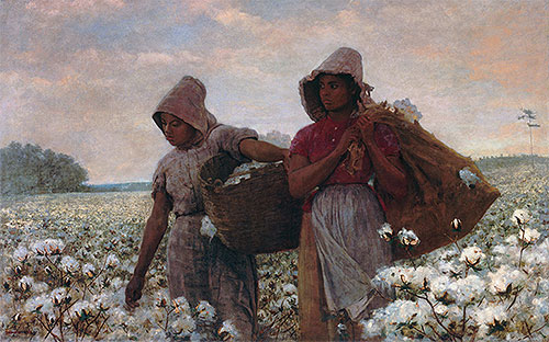 The Cotton Pickers, 1876 | Winslow Homer | Giclée Leinwand Kunstdruck